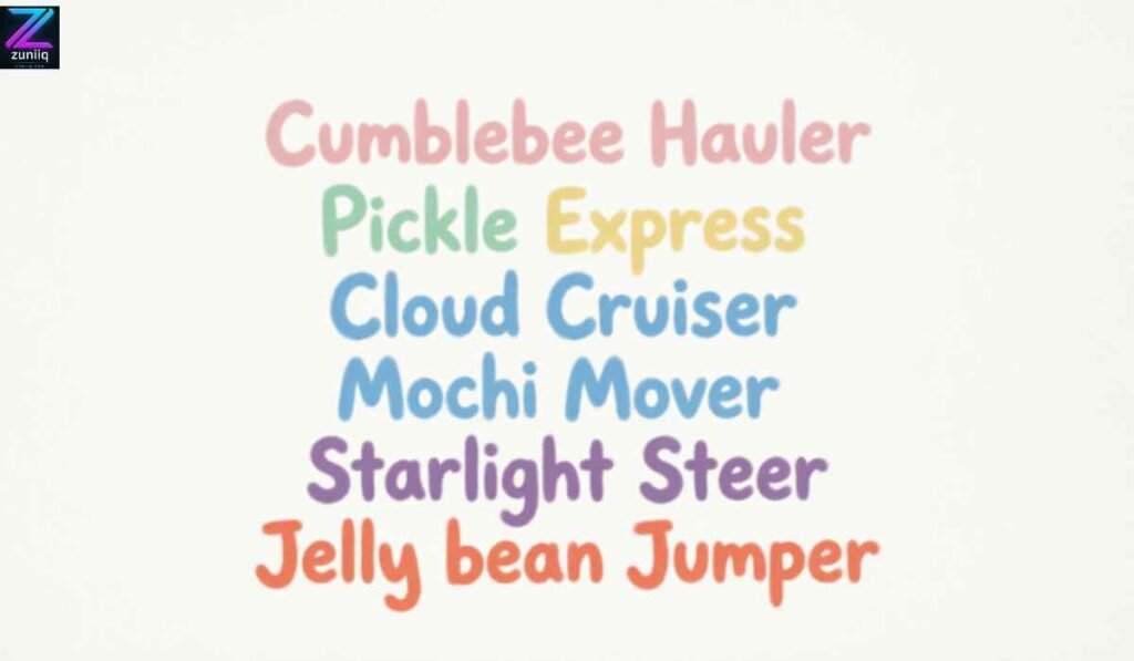 Cute Truck Names
