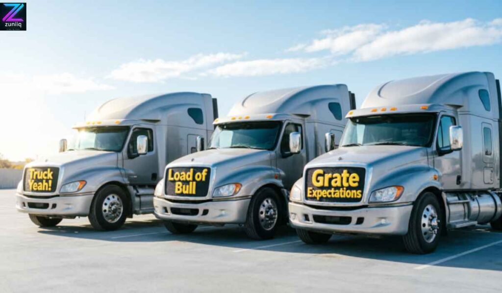 Funny Truck Name Puns